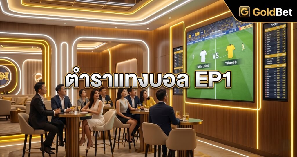 GOLDBET ตำราแทงบอลออนไลน์ EP1